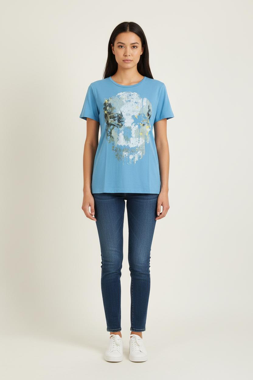 Tee-shirt Bleu - Taille S/36