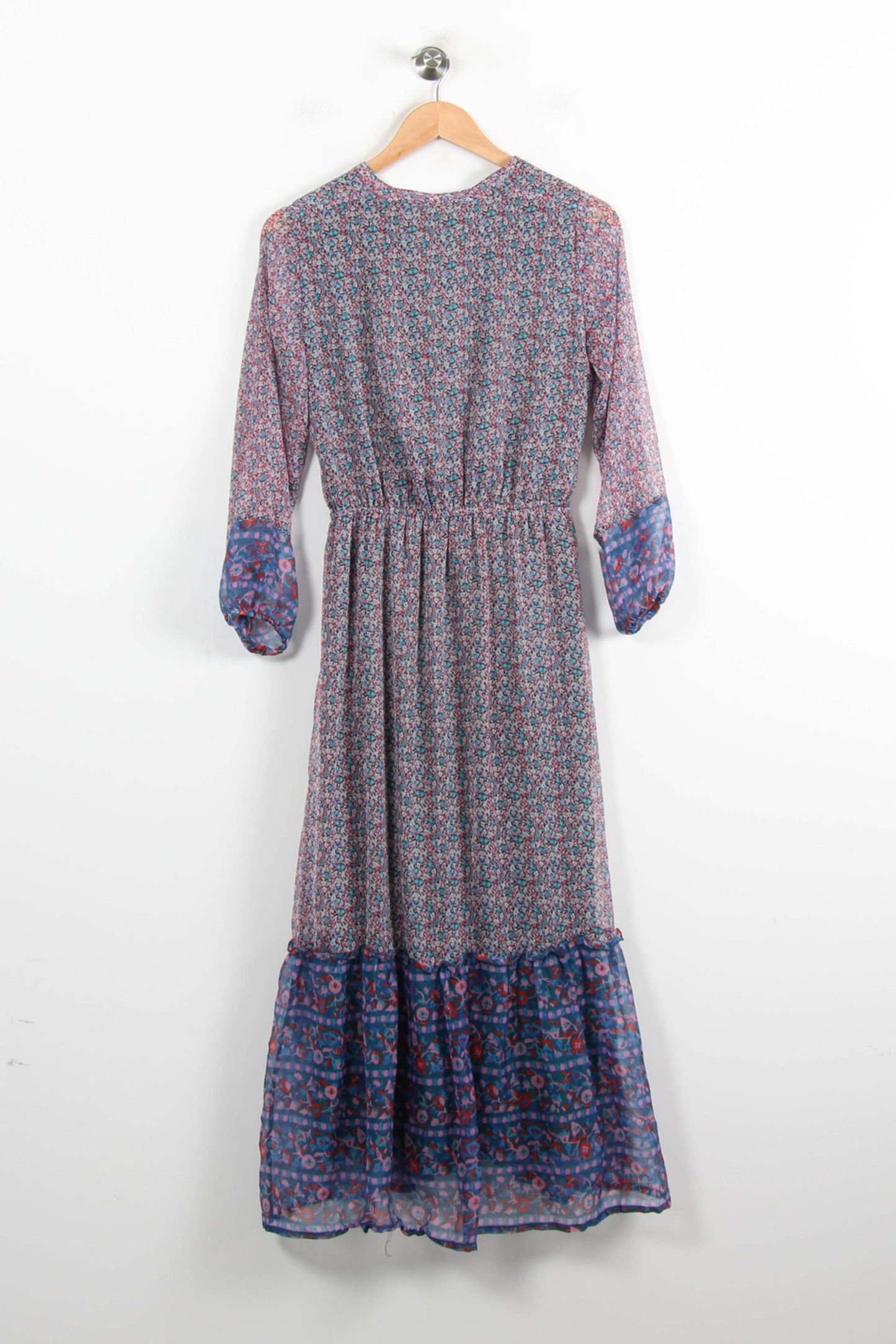 Robe Longue Violette et Bleue - Taille XS/34