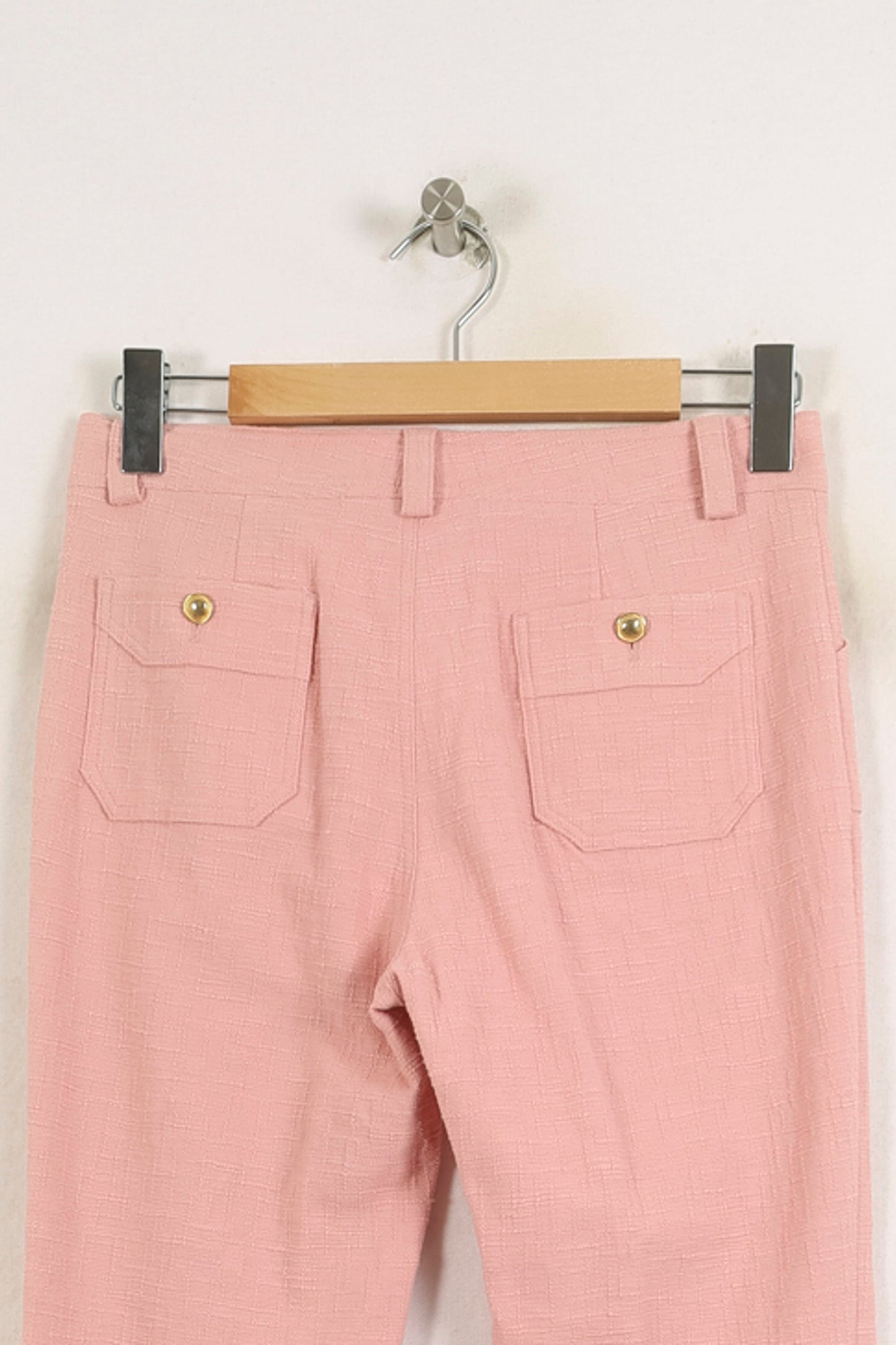 Pantalon Droit Rose - Taille S/36