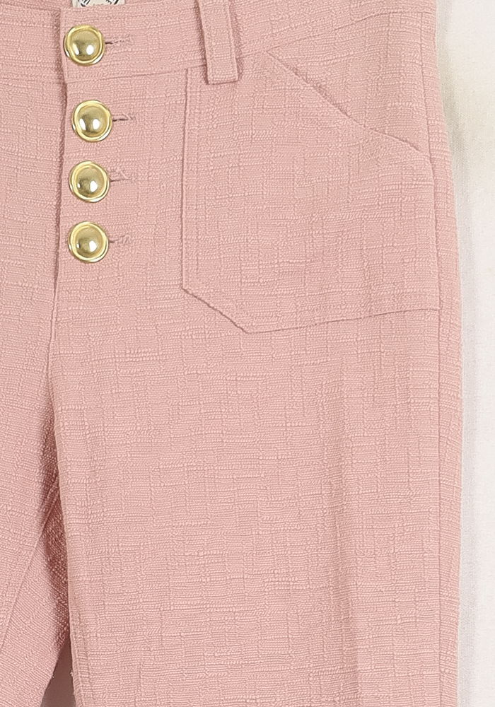 Pantalon Droit Rose - Taille S/36