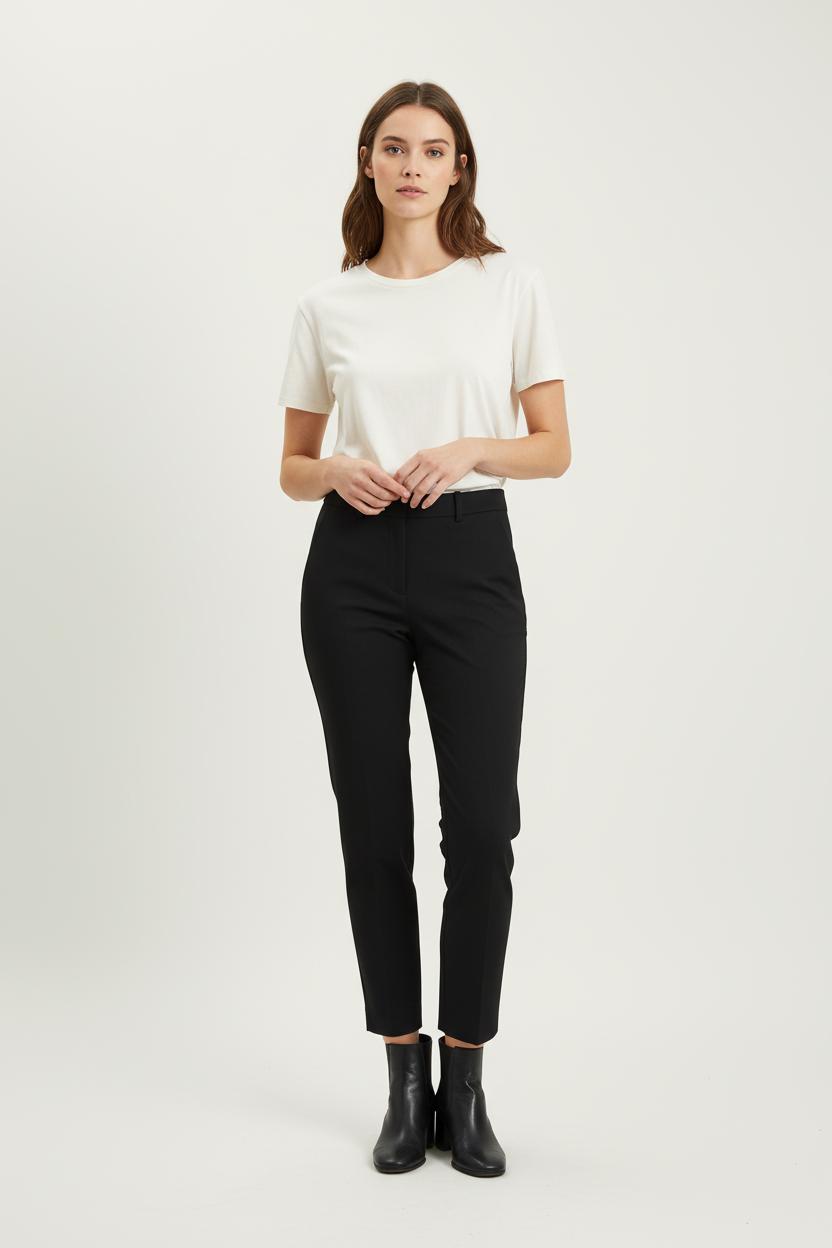 Pantalon Cigarette Noir - Taille S/36