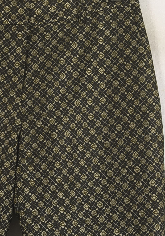 Pantalon Imprimé Vert et Noir - Taille S/36