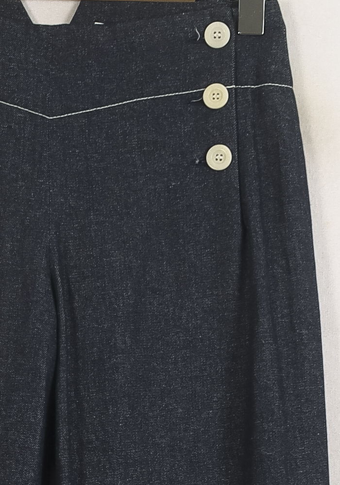 Pantalon Large Bleu - Taille S/36