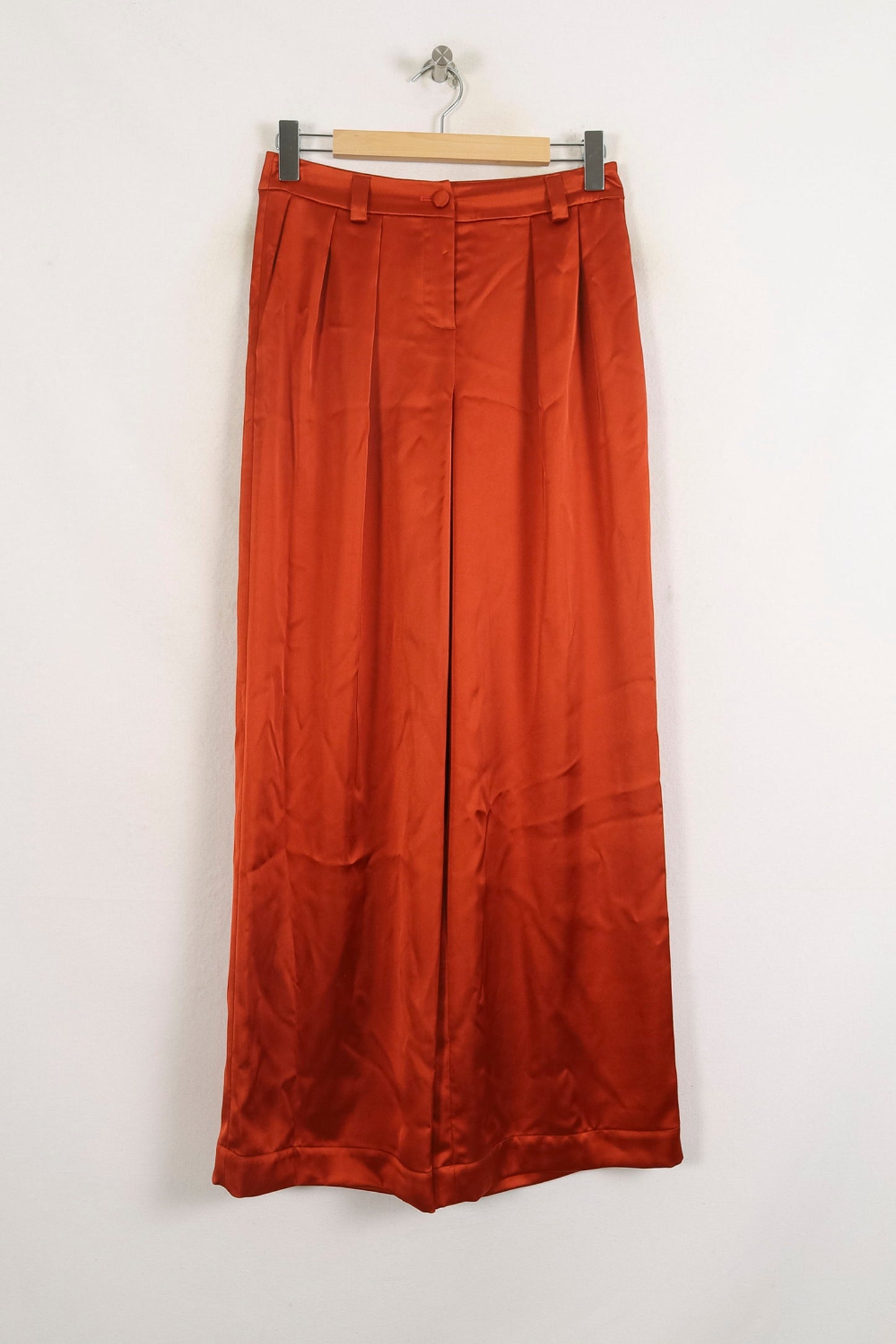 Pantalon Large Bordeaux - Taille S/36