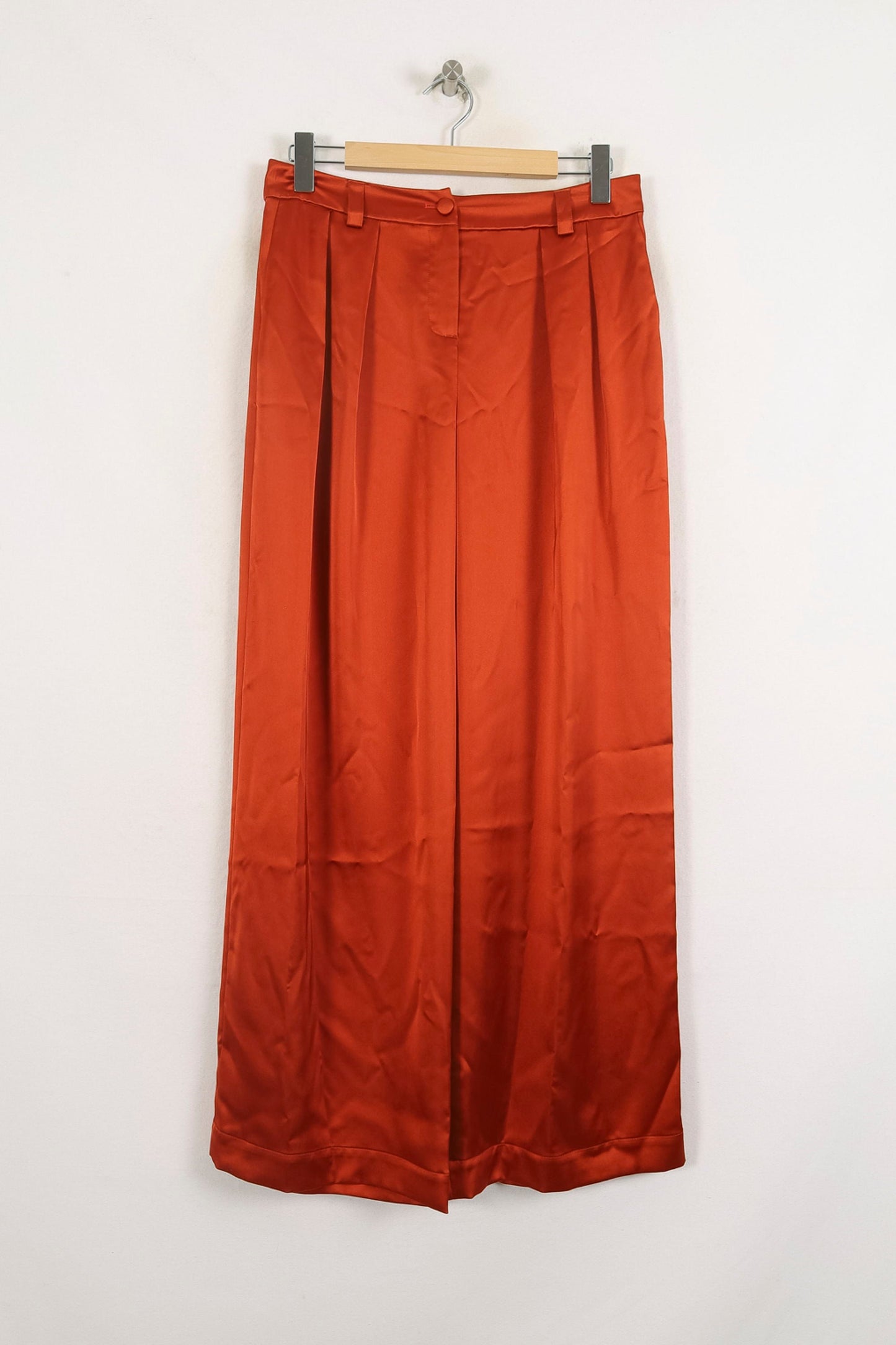 Pantalon Large Bordeaux - Taille L/40