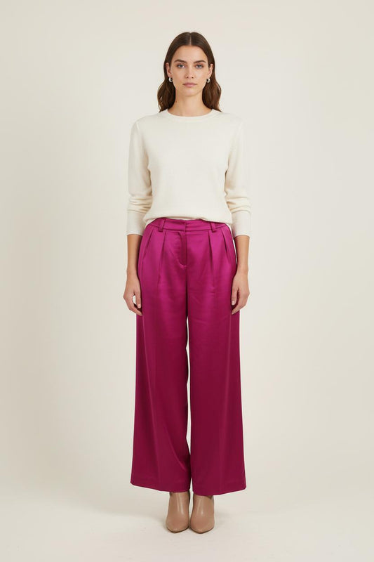 Pantalon Large Violet - Taille M/38