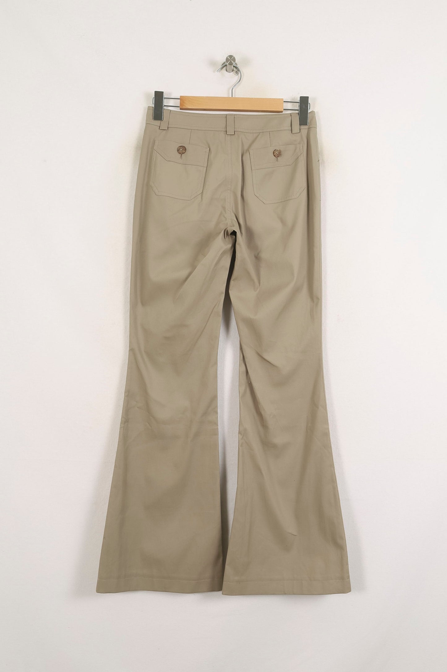 Pantalon Évasé Beige - Taille S/36