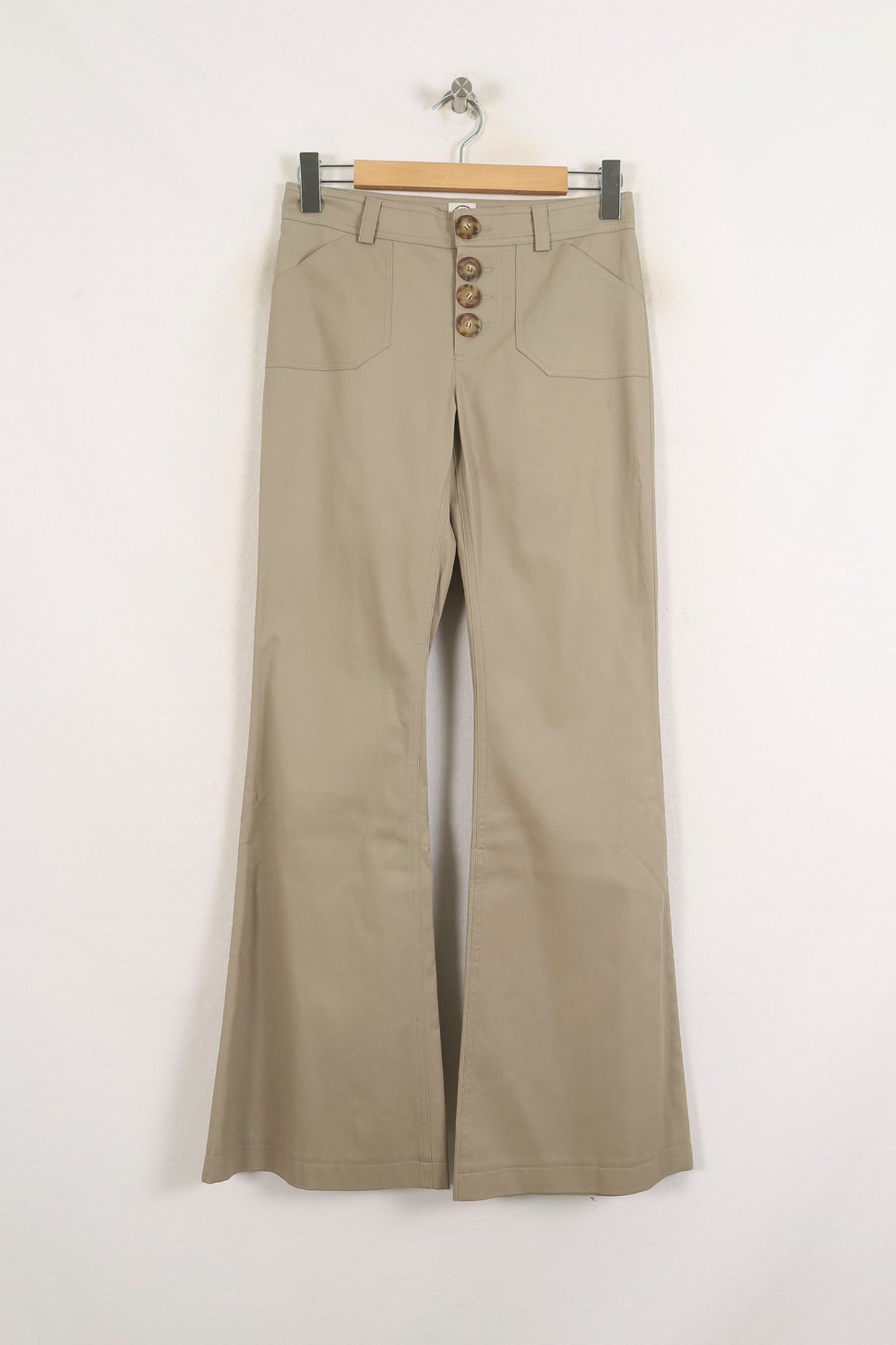 Pantalon Évasé Beige - Taille S/36