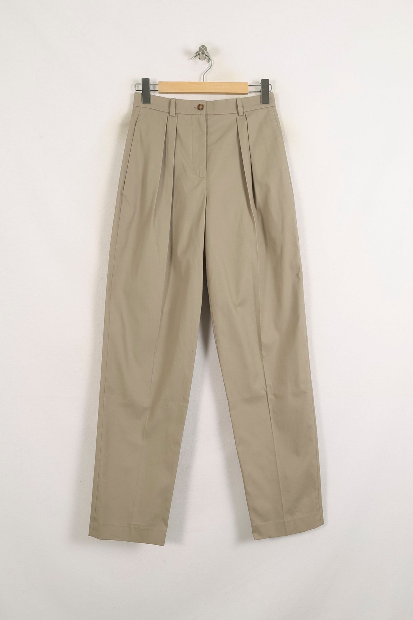 Pantalon Tailleur Beige - Taille M/38