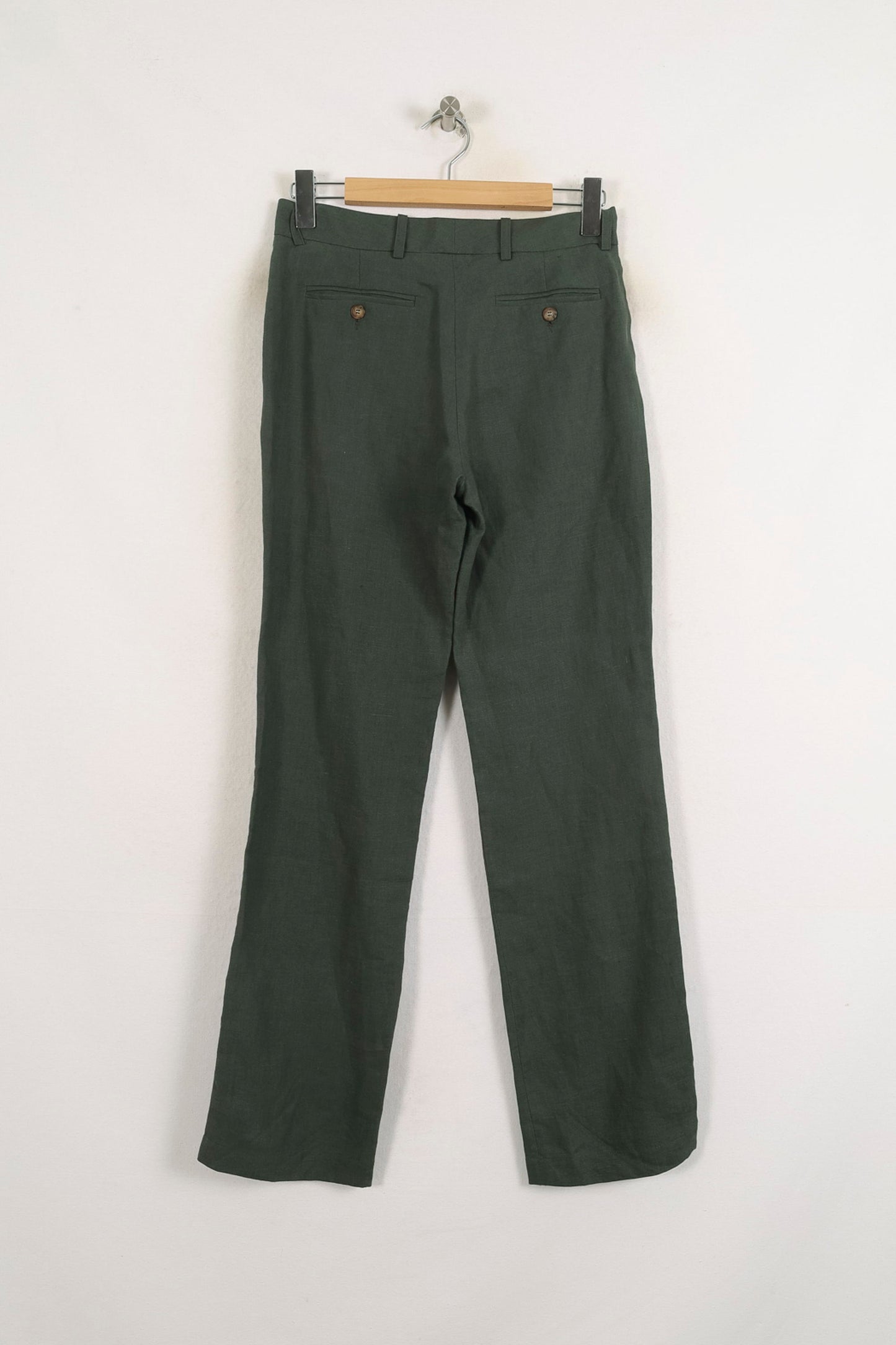 Pantalon Large Vert - Taille S/36