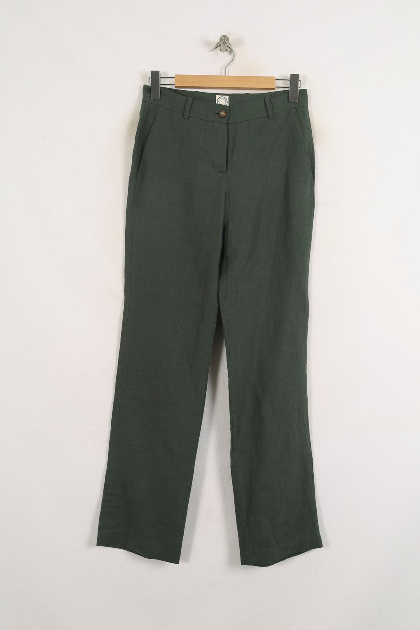 Pantalon Large Vert - Taille S/36