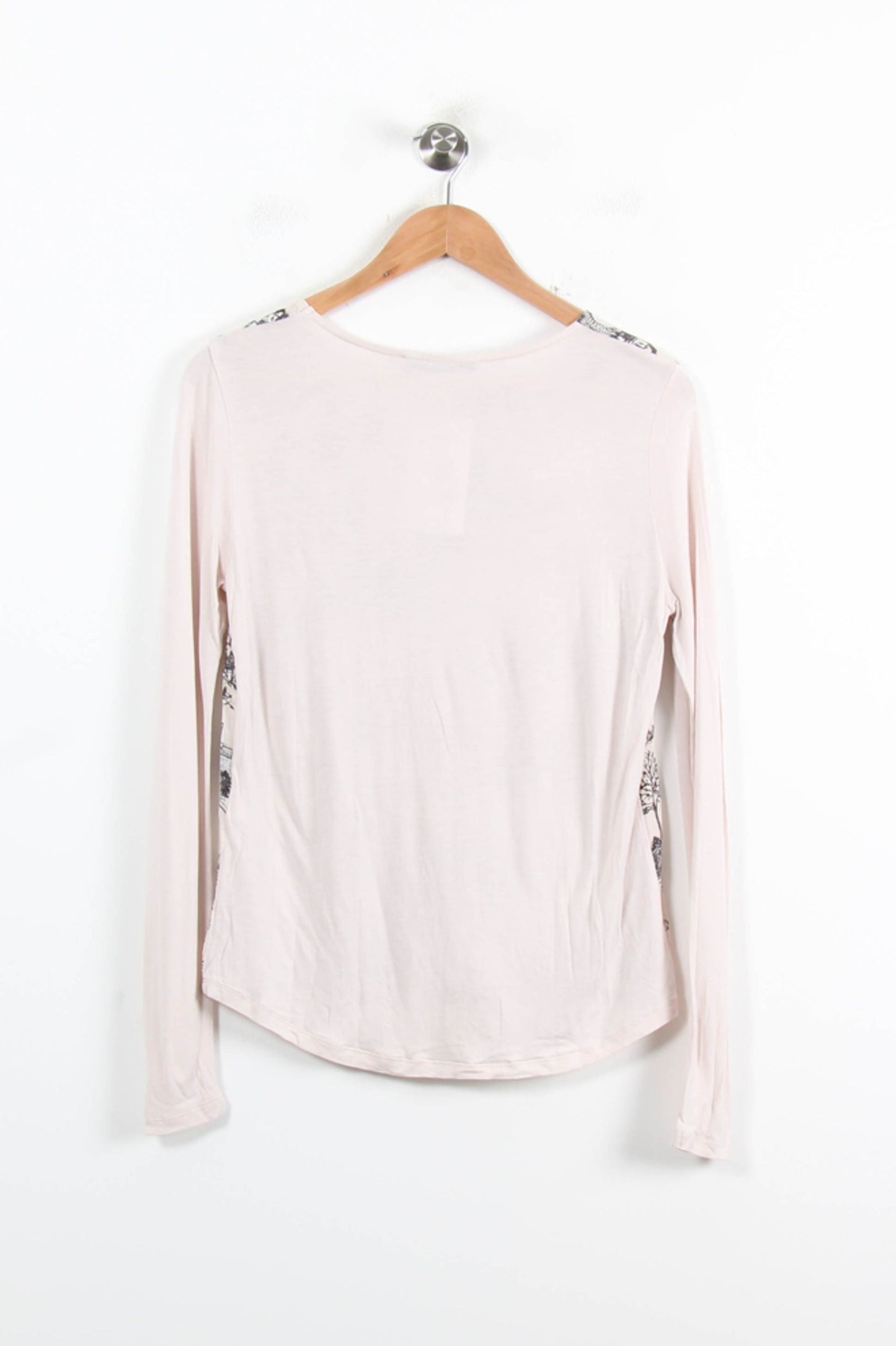 Tee-shirt Manches Longues Beige - Taille XS/34