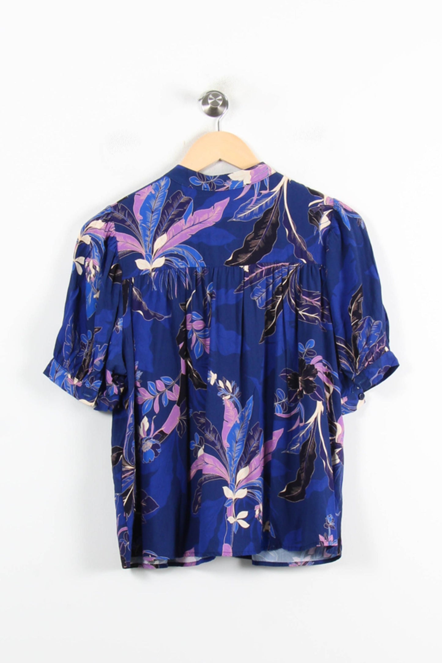 Blouse Bleue et Violette - Taille M/38