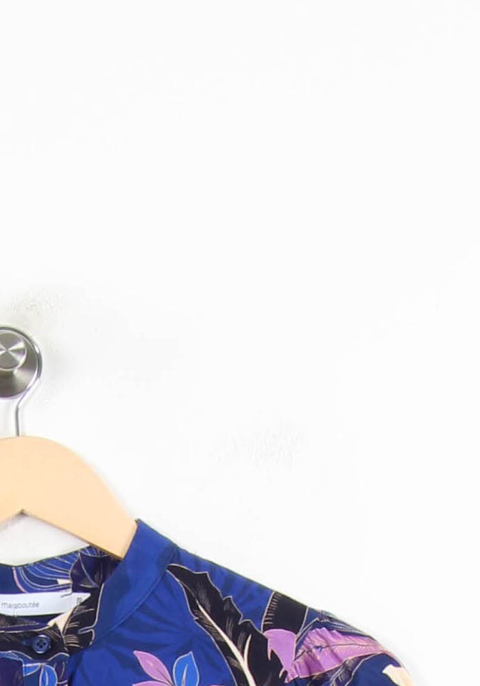 Blouse Bleue et Violette - Taille M/38