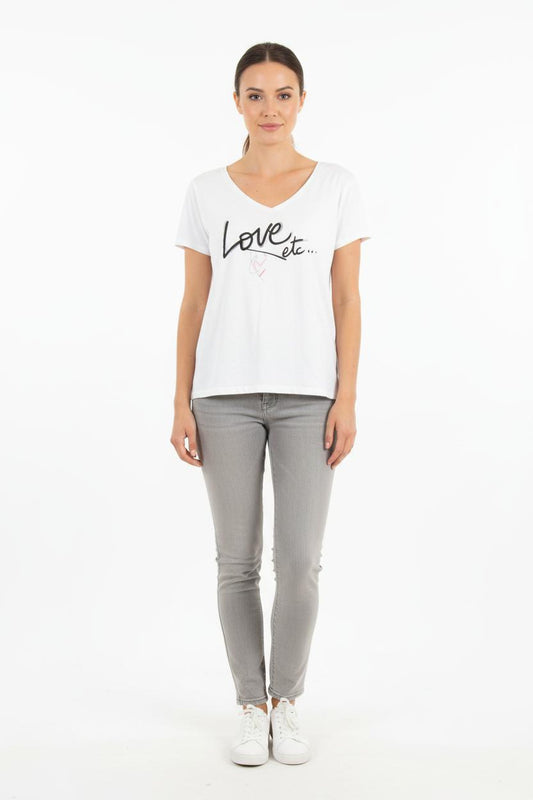 Tee-shirt Blanc - Taille XL/42