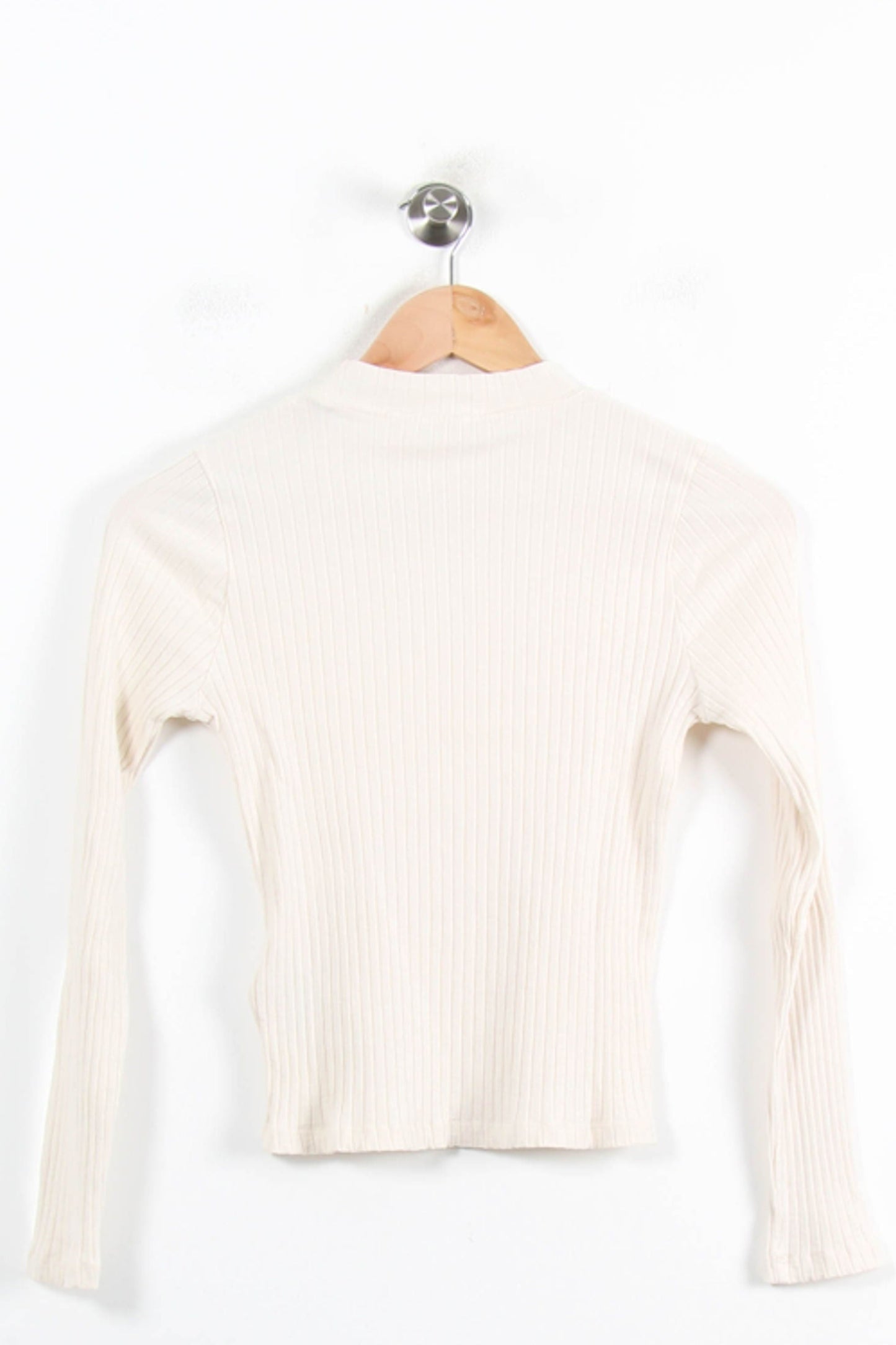 T-shirt Manche Longue Blanc - Taille XS/34