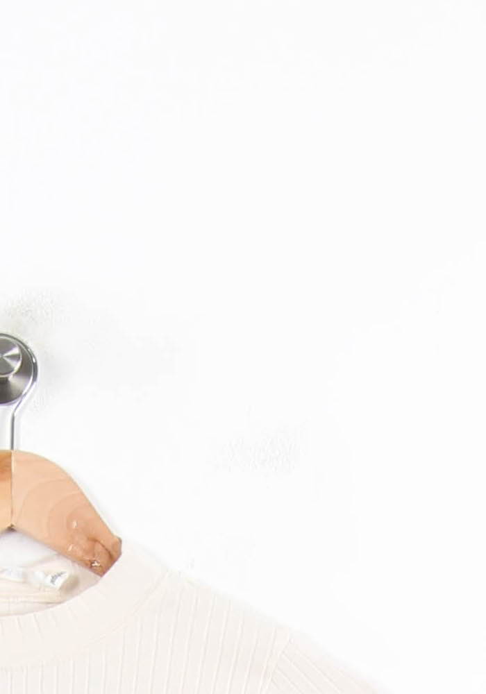 T-shirt Manche Longue Blanc - Taille XS/34