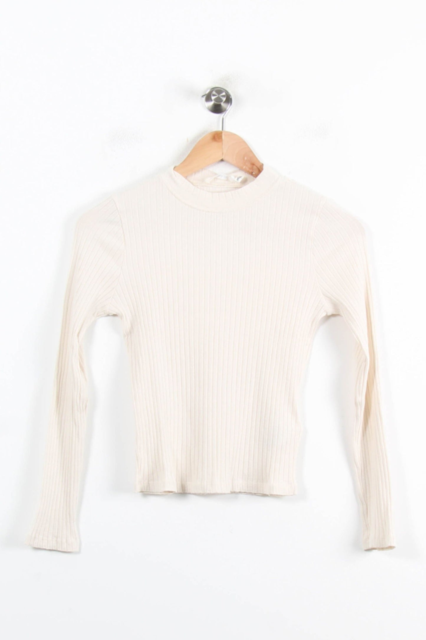 T-shirt Manche Longue Blanc - Taille XS/34