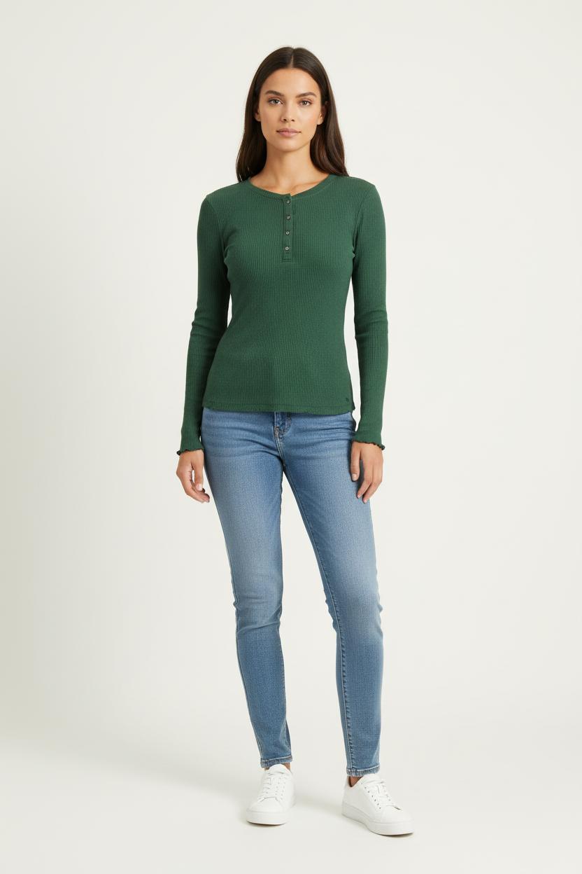 Henley Vert - Taille S/36