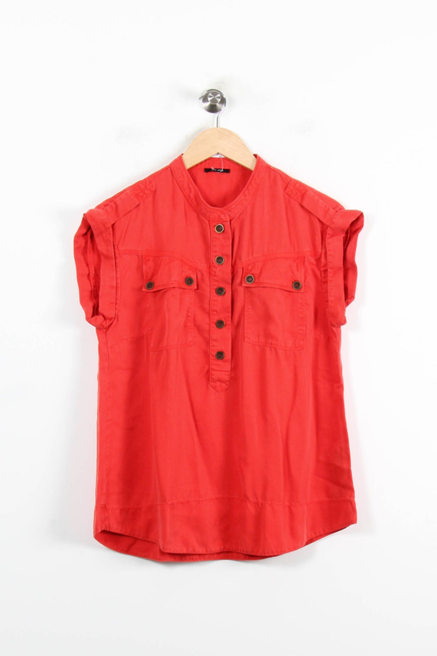 Chemise Manche Courte Orange - Taille L/40