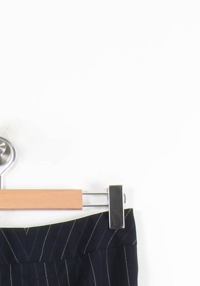 Jupe Crayon Bleue à Rayures - Taille L/40