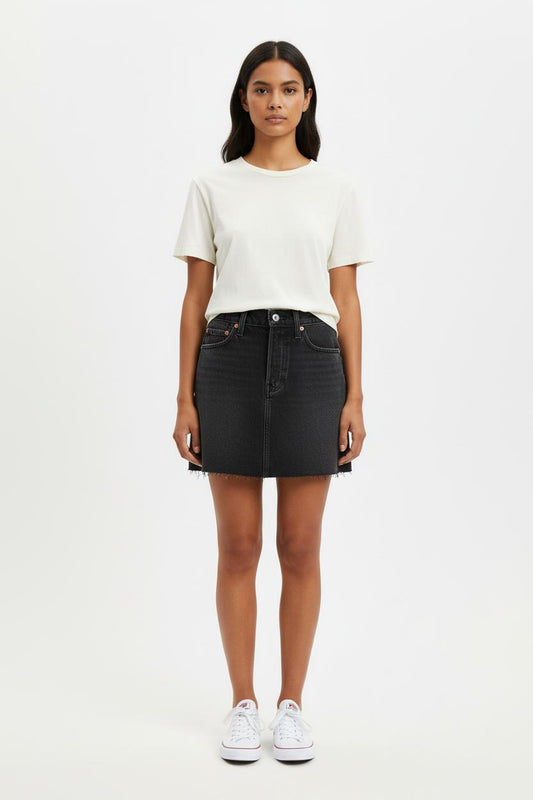 Jupe en Jean Grise - Taille M/38