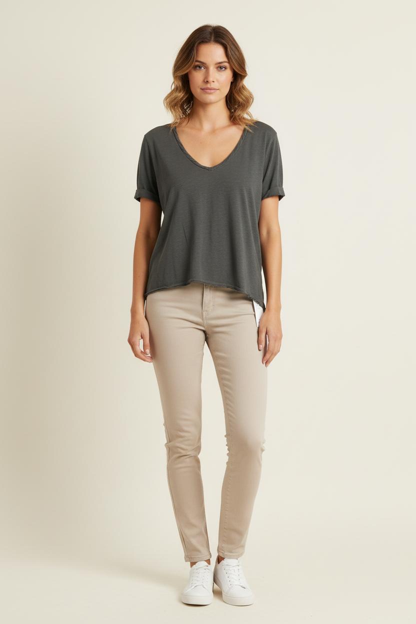 Tee-shirt Gris - Taille S/36