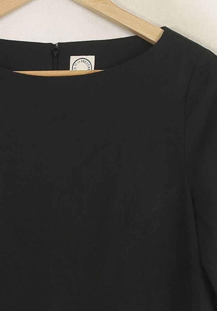 Robe Droite Noire - Taille S/36