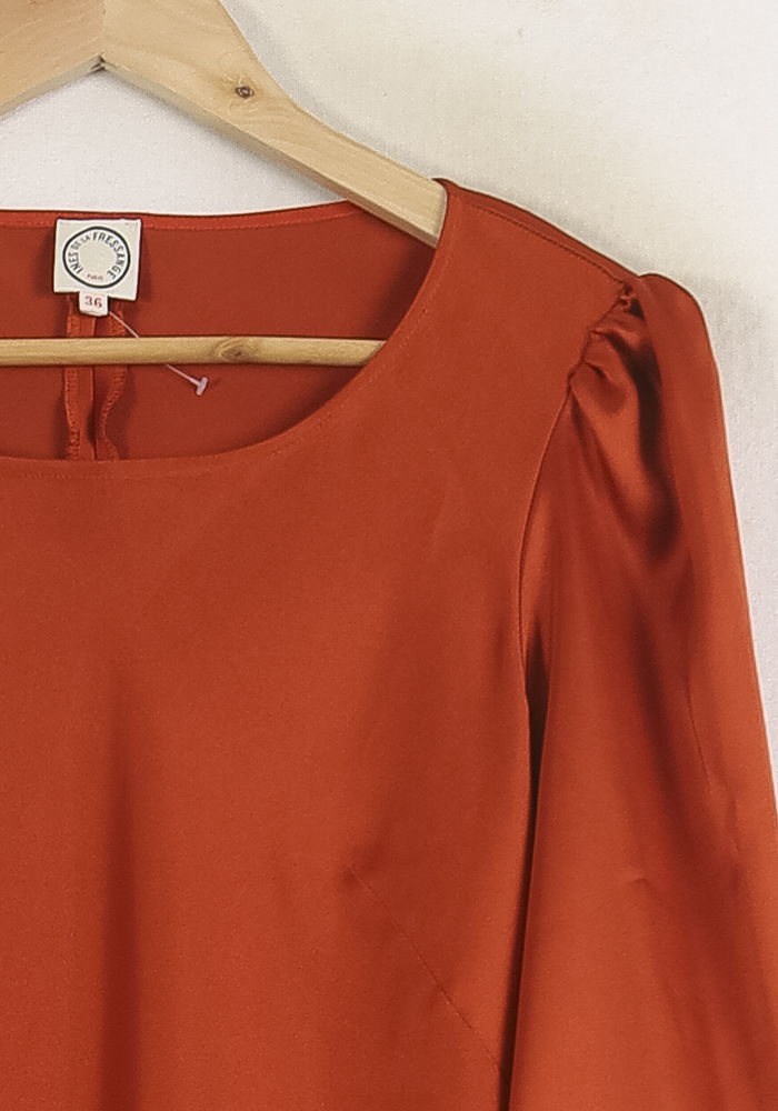 Robe Droite Bordeaux - Taille S/36