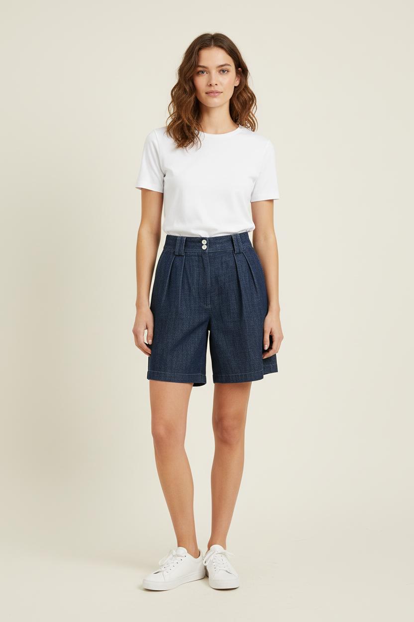 Bermuda Bleu - Taille S/36