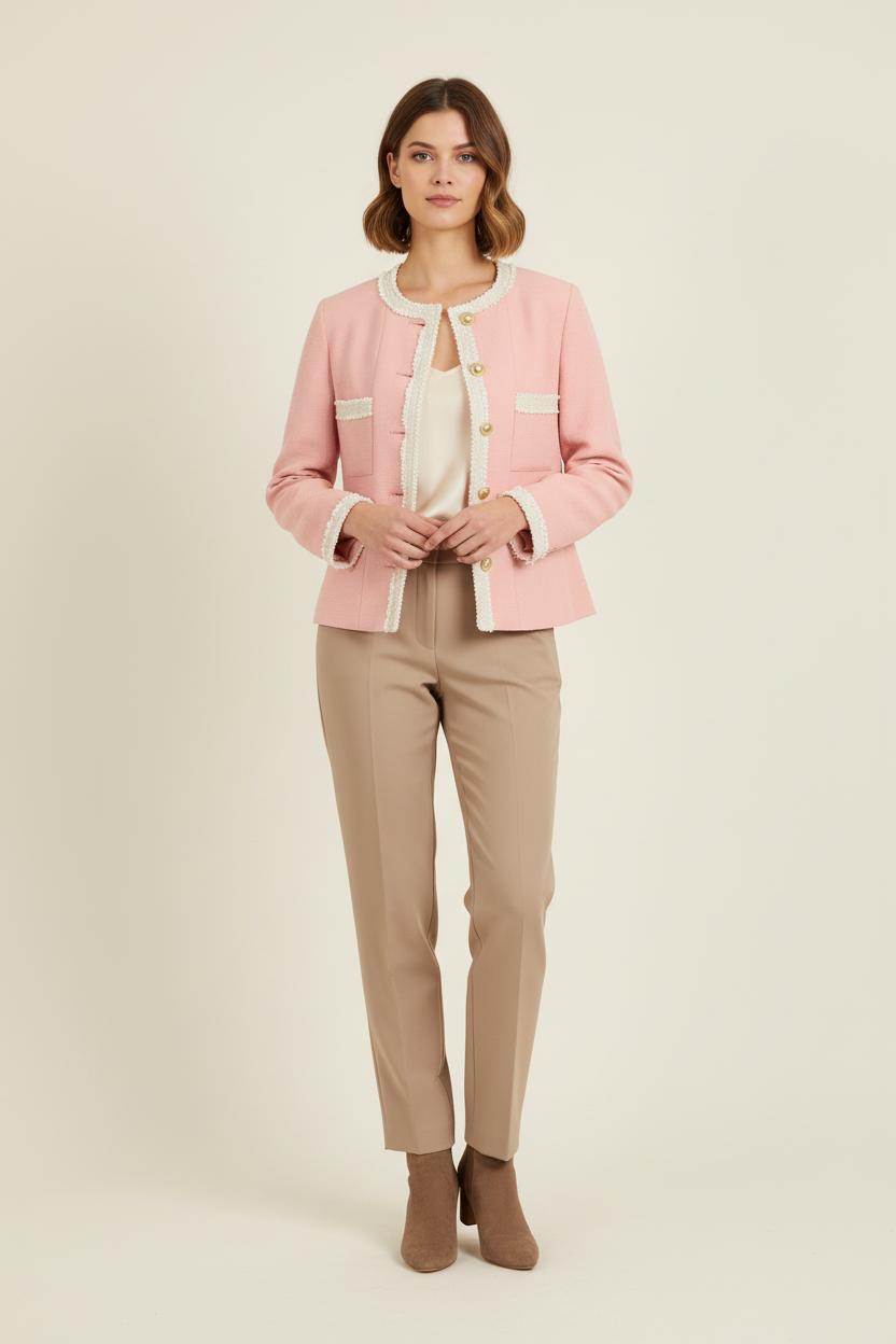 Veste Rose et Blanche - Taille S/36