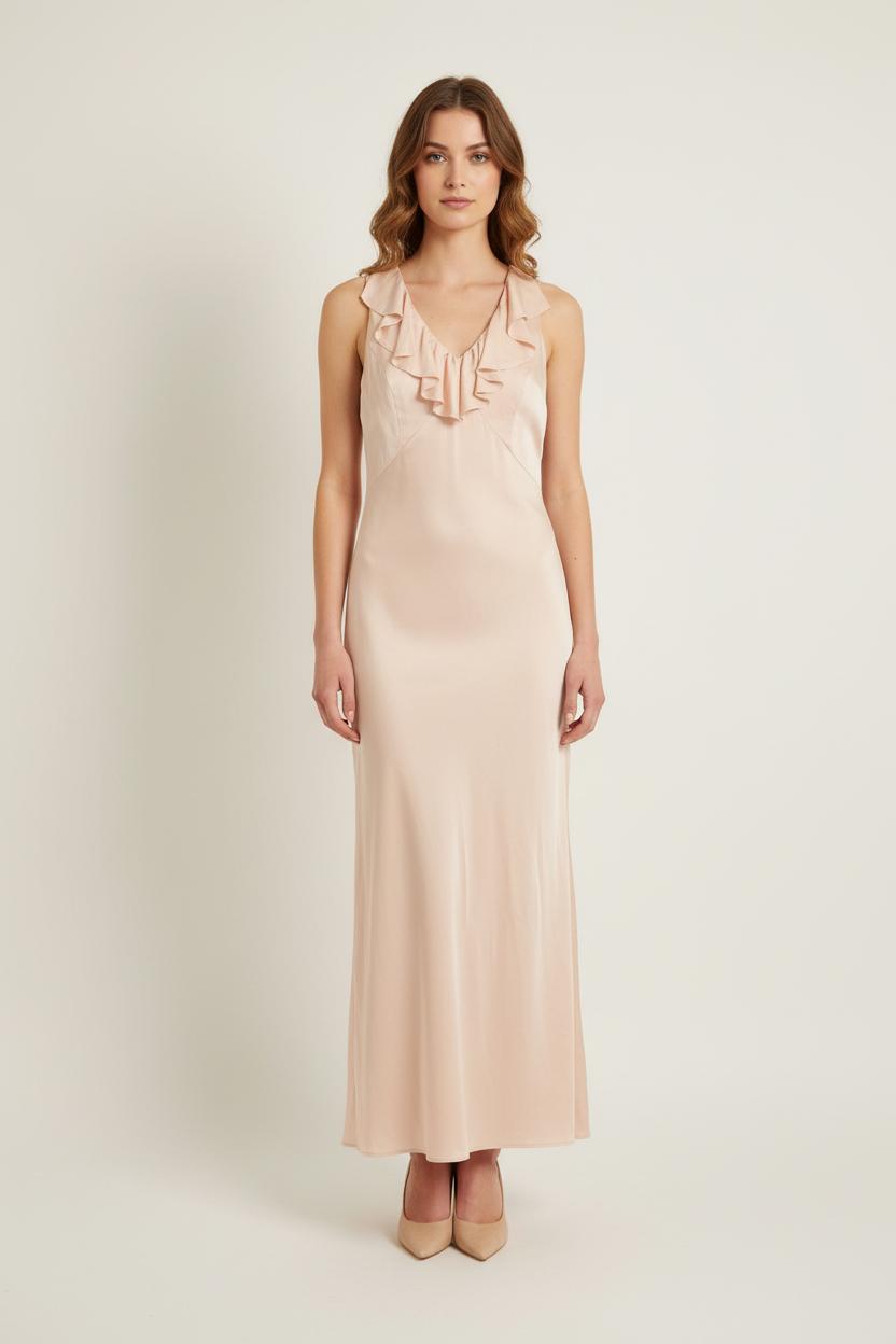 Robe Longue Rose - Taille S/36