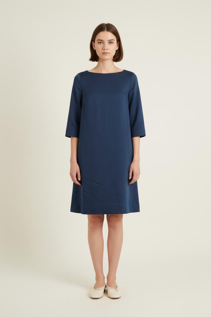 Robe Droite Bleue - Taille S/36