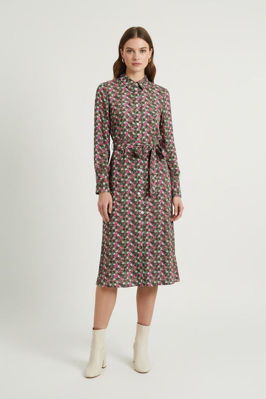 Robe Chemisier Multicolore - Taille S/36