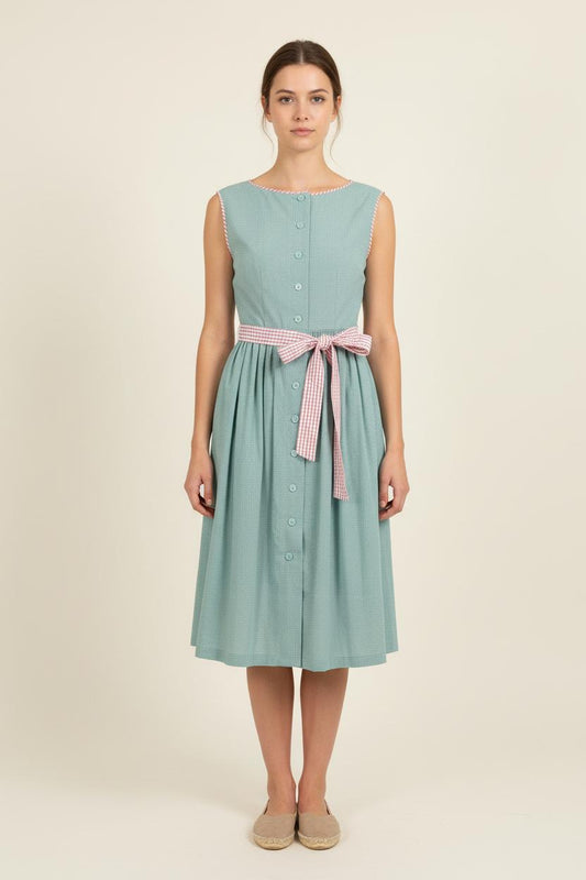 Robe Midi Verte - Taille S/36