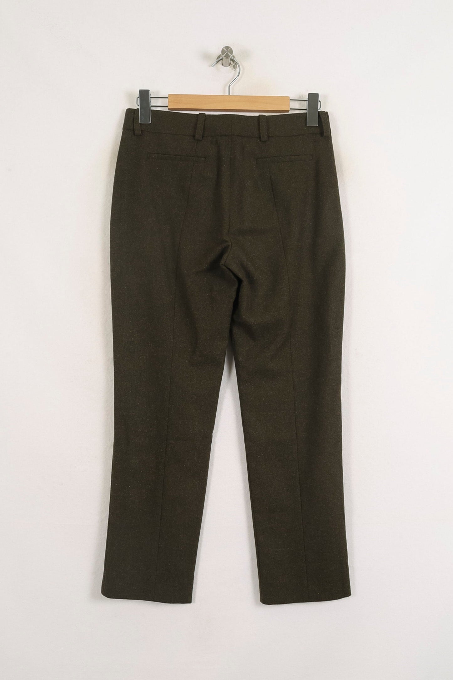Pantalon Droit Vert - Taille S/36