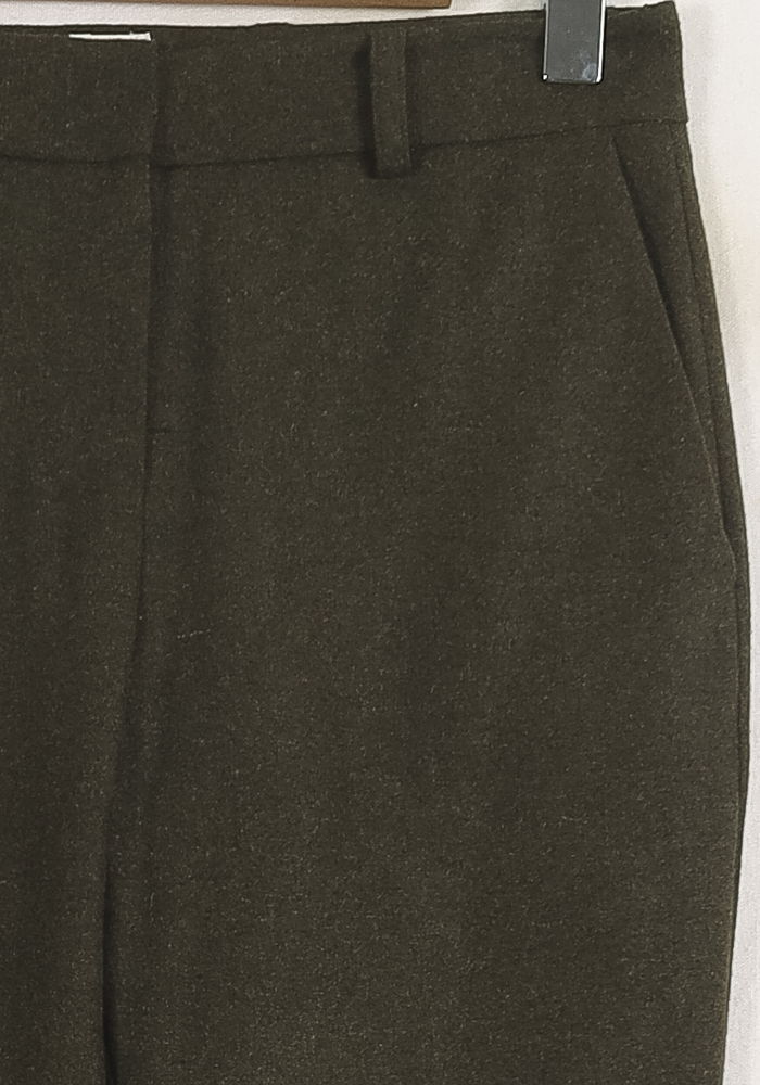 Pantalon Droit Vert - Taille S/36