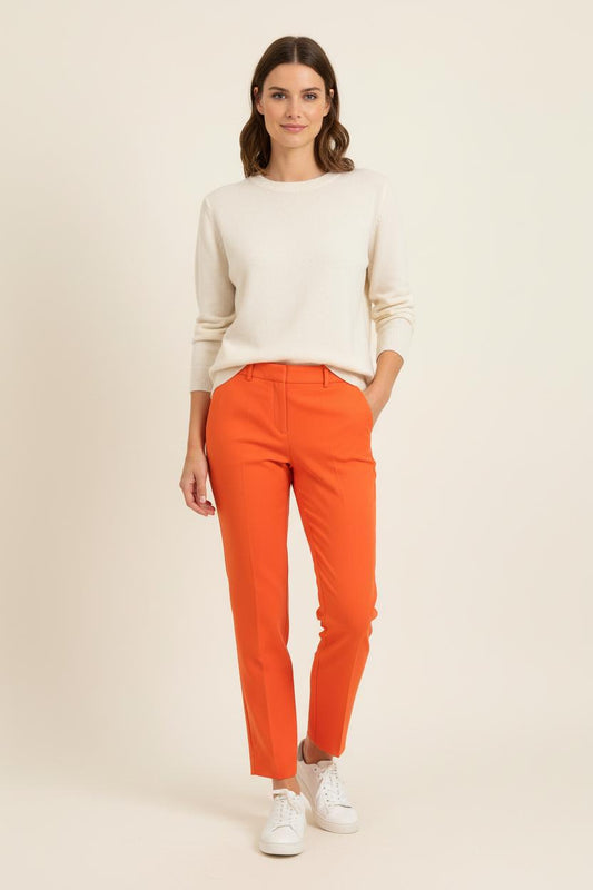 Pantalon Droit Orange - Taille S/36