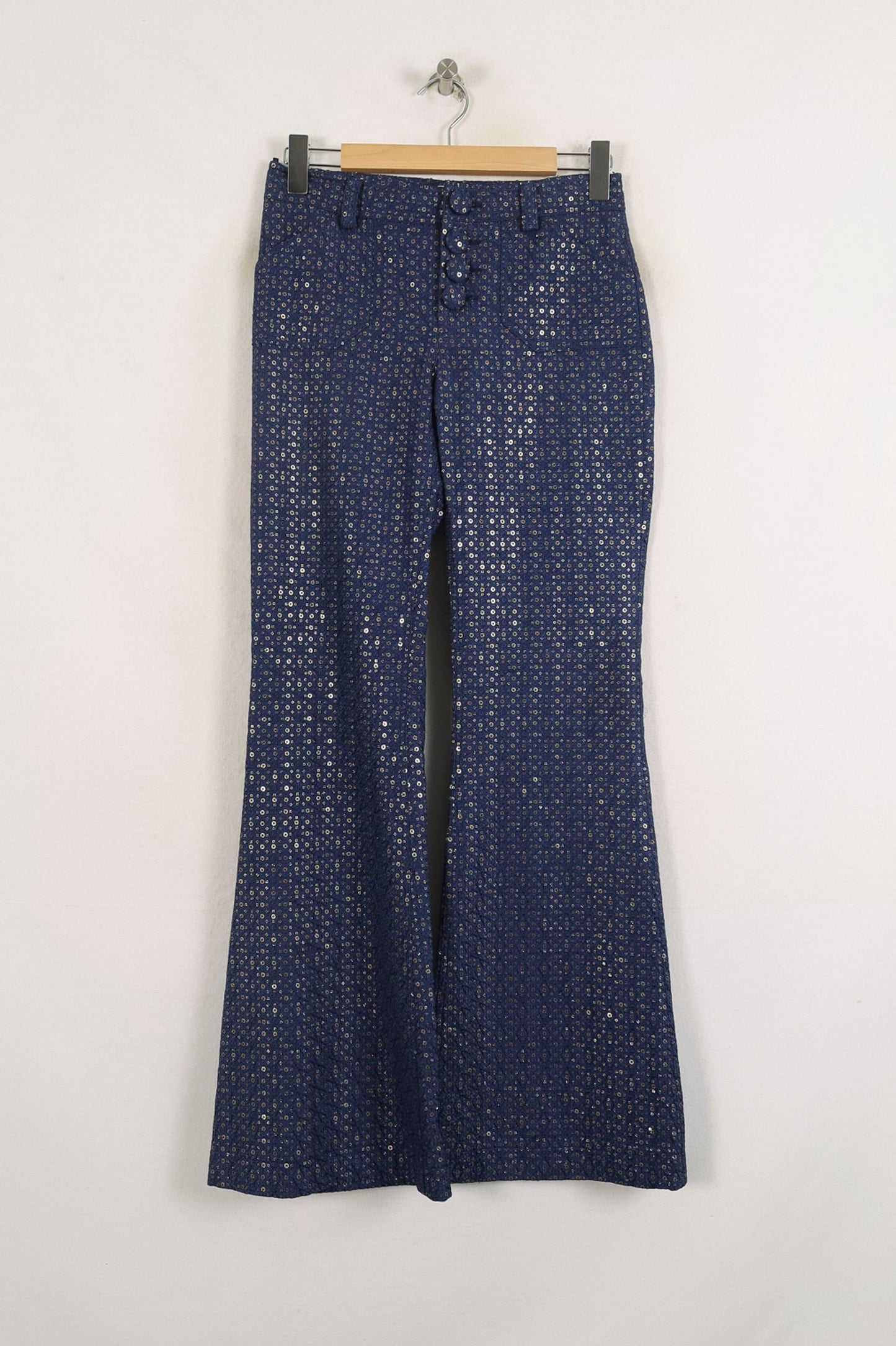 Pantalon Évasé Bleu - Taille S/36