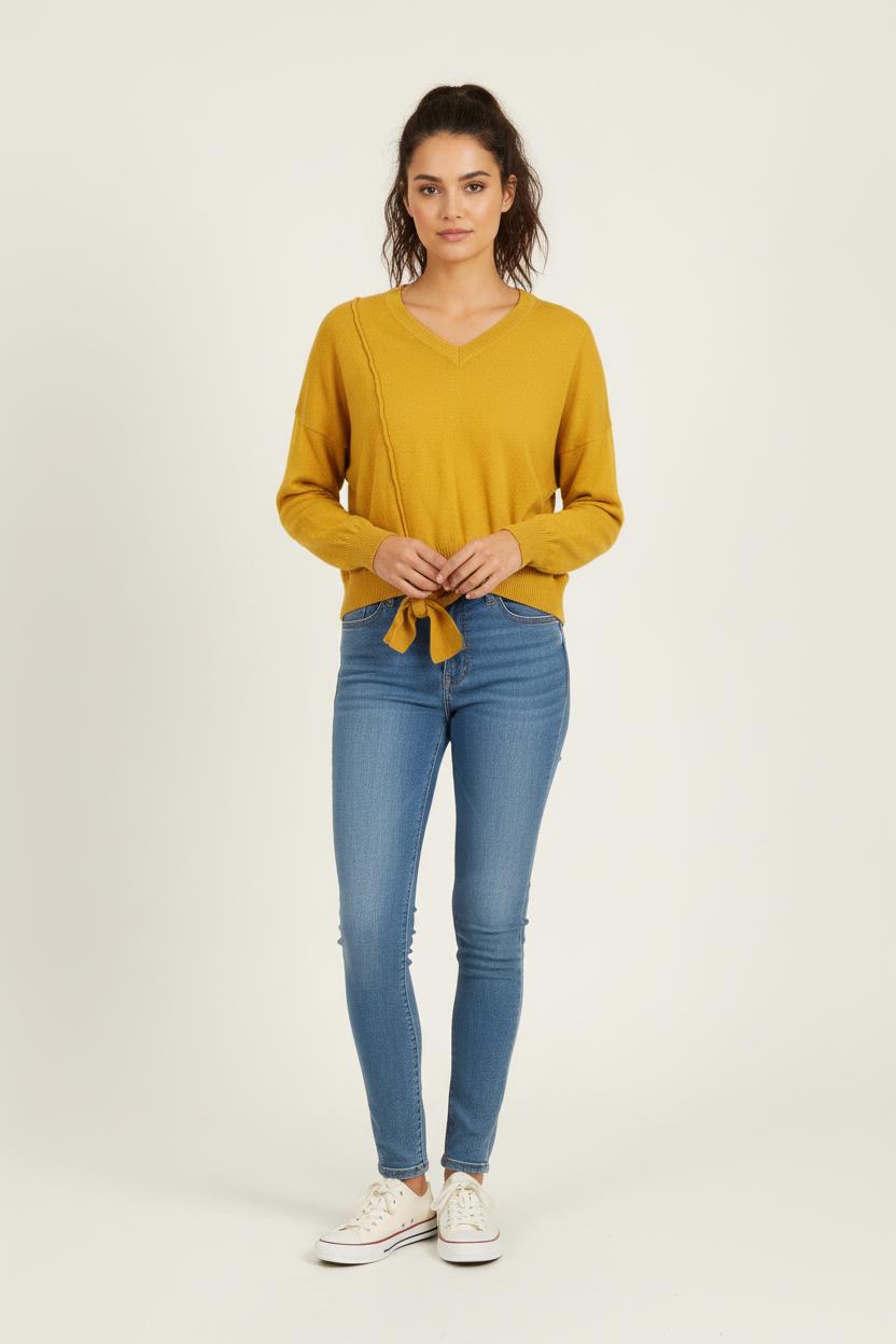 Pull Jaune - Taille S/36
