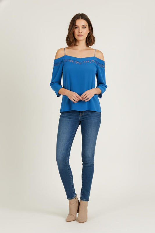Blouse Bleue - Taille XS/34