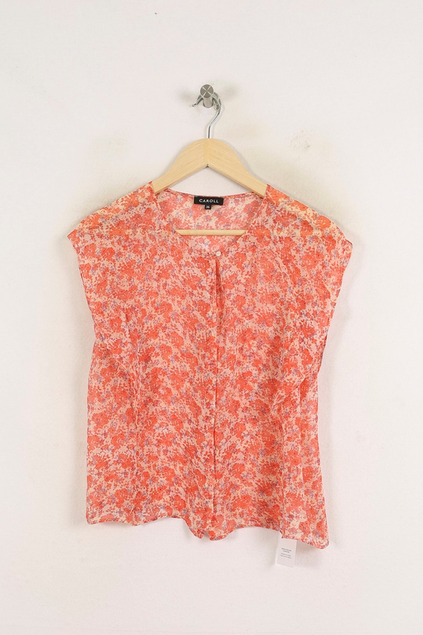 Blouse Rouge et Blanche - Taille S/36