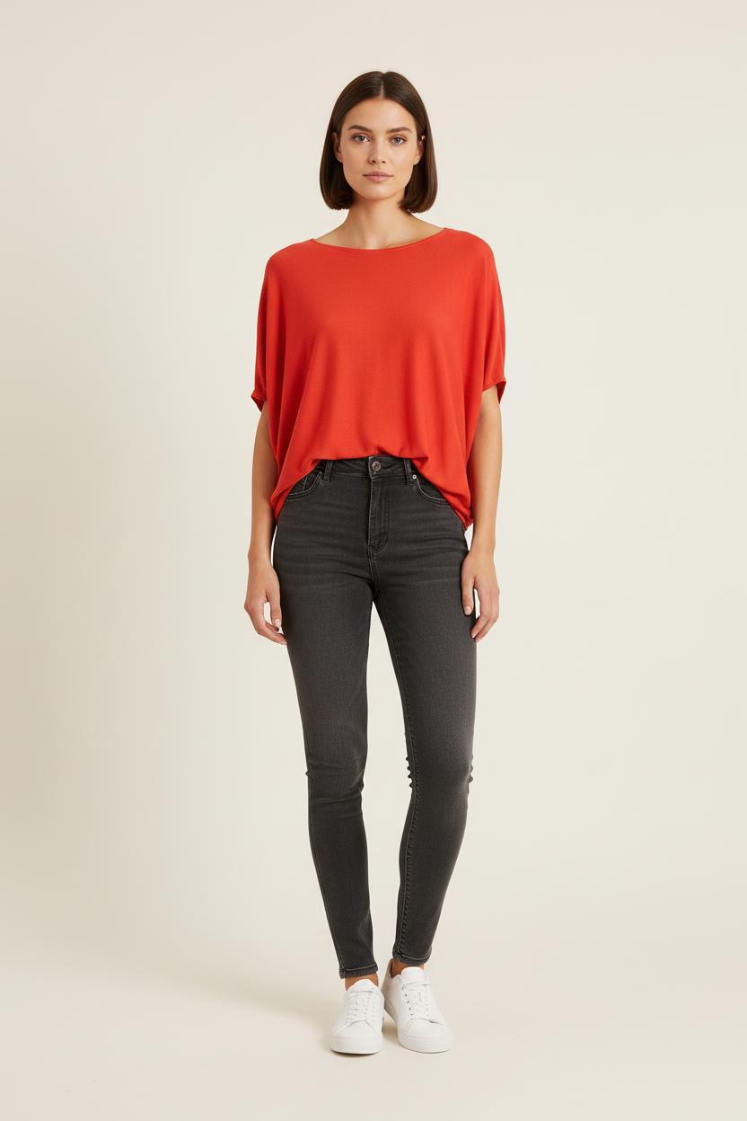 T-shirt Rouge - Taille S/36