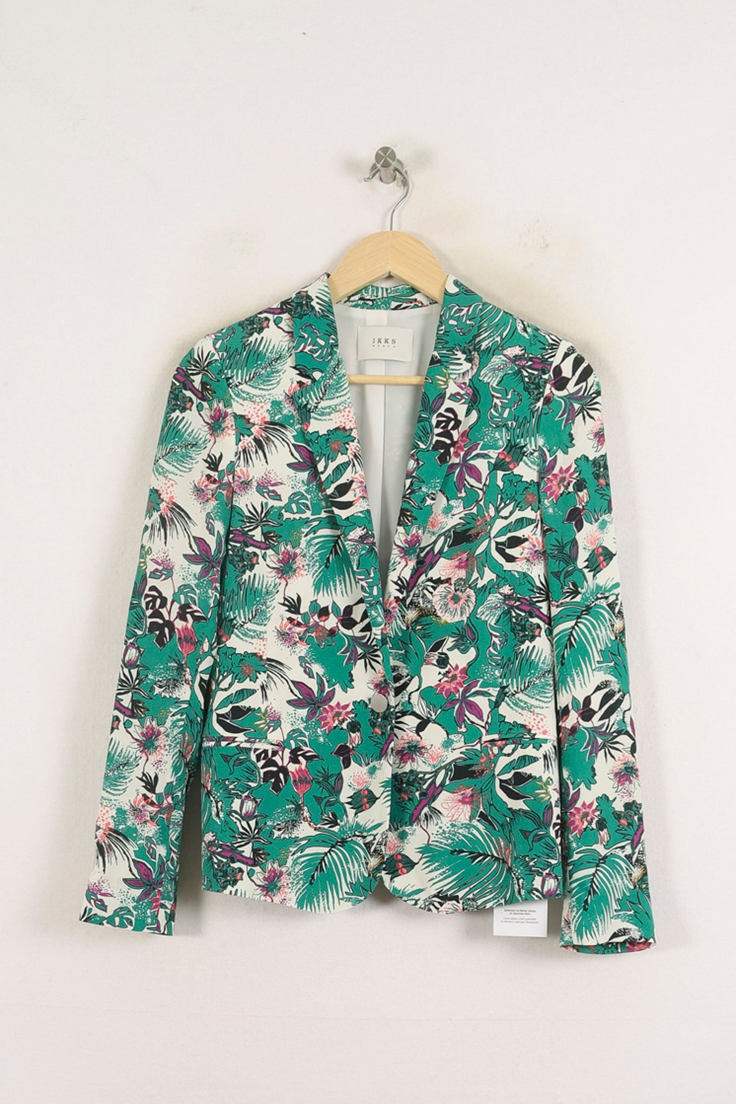 Blazer Vert et Blanc - Taille XS/34