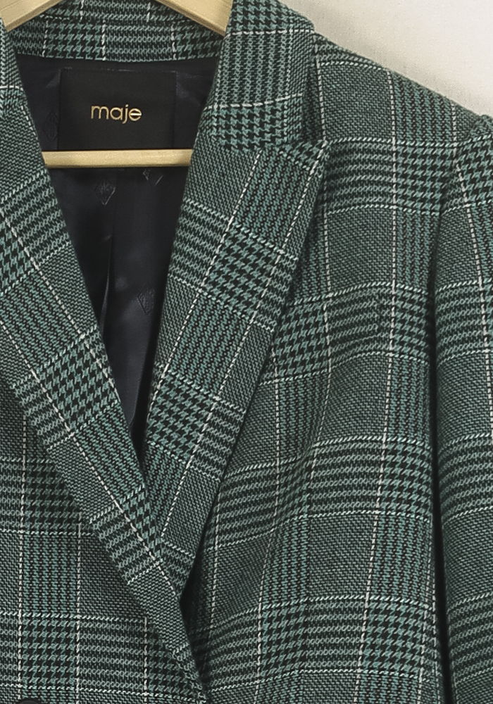 Blazer Vert à Carreaux - Taille L/40