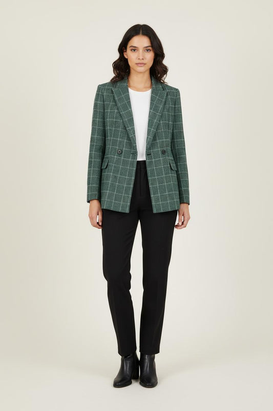 Blazer Vert à Carreaux - Taille L/40