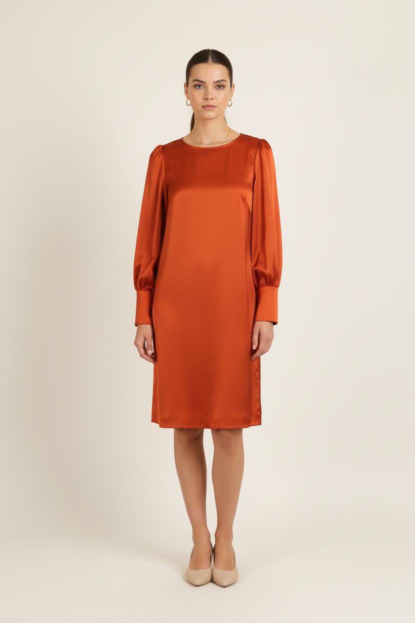 Robe Droite Bordeaux - Taille XL/42