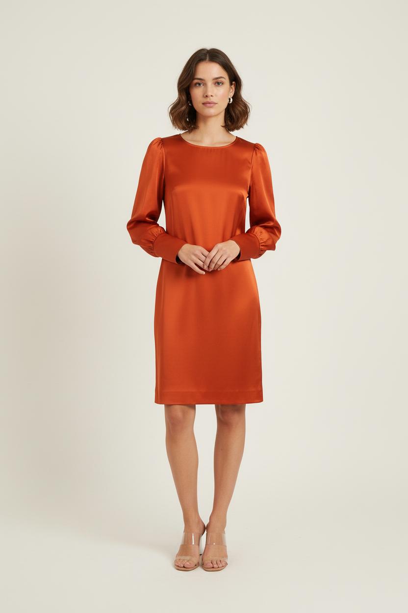 Robe Midi Bordeaux - Taille L/40