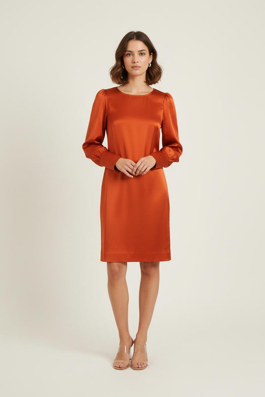 Robe Midi Bordeaux - Taille L/40