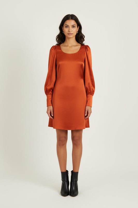 Robe Droite Bordeaux - Taille M/38